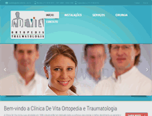 Tablet Screenshot of clinicadevita.com.br